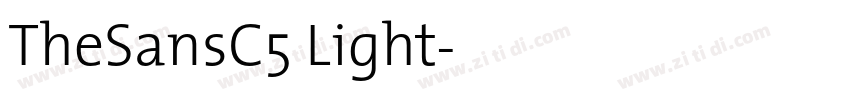 TheSansC5 Light字体转换